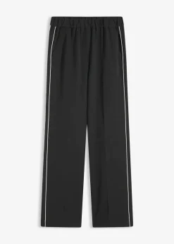 New Palazzo-Hose mit Zierstreifen Damen Bekleidung·Kleider|Hosen