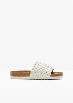 Damen bonprix Sommerschuhe|Pantoletten in Flechtoptik