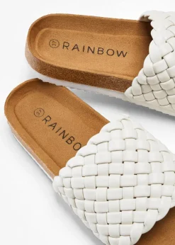 Damen bonprix Sommerschuhe|Pantoletten in Flechtoptik
