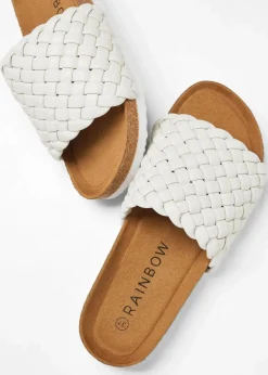 Damen bonprix Sommerschuhe|Pantoletten in Flechtoptik