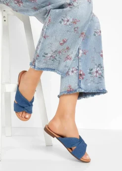 Damen bonprix Sommerschuhe|Pantoletten mit Knoten