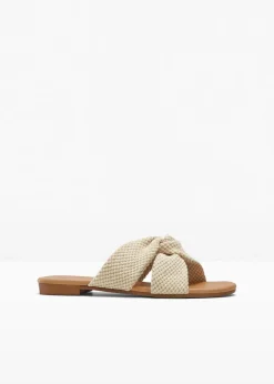 Damen bonprix Sommerschuhe|Pantoletten mit Knoten