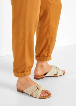Damen bonprix Sommerschuhe|Pantoletten mit Knoten