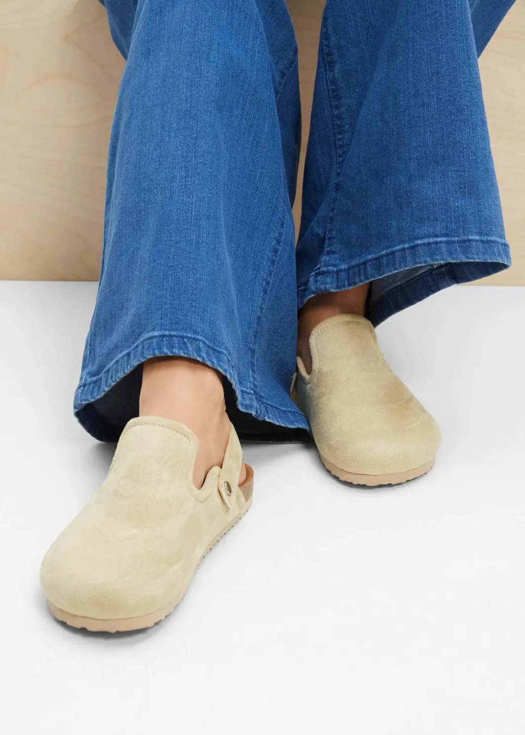 New Pantoletten mit Riemen Damen Sommerschuhe