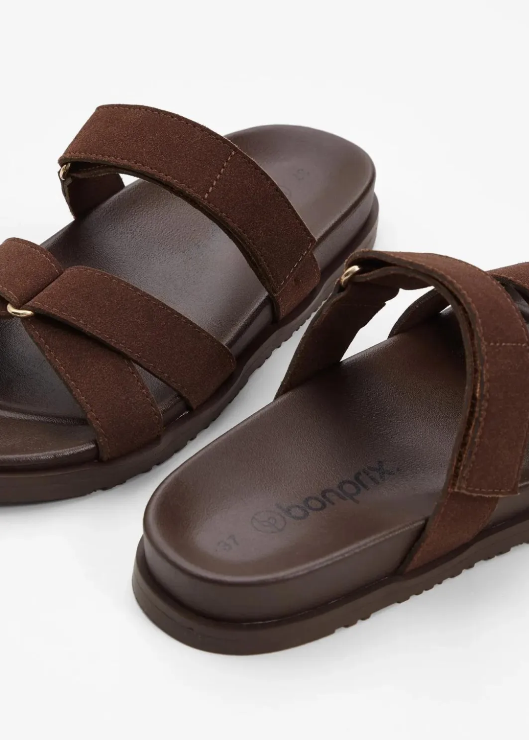 Best Pantoletten mit verstellbarem Riemen Damen Strandmode|Sommerschuhe