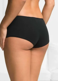 Damen bonprix Wäsche·Basics|Wäsche·Baumwollunterwäsche|Panty (5er Pack)