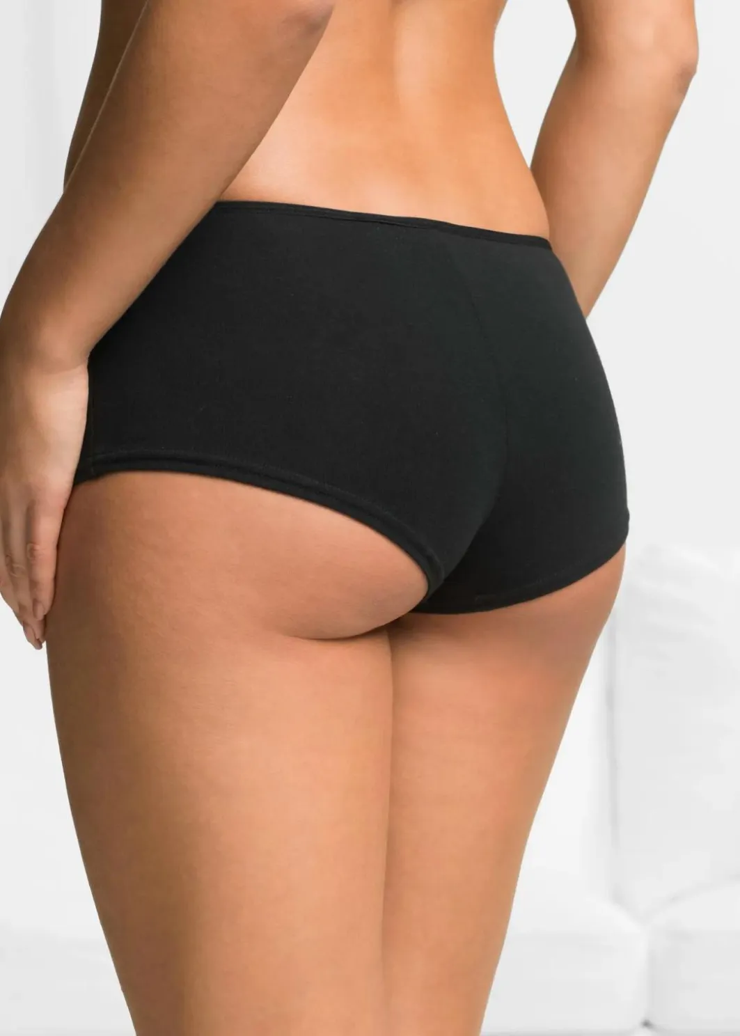 Damen bonprix Wäsche·Basics|Wäsche·Baumwollunterwäsche|Panty (5er Pack)