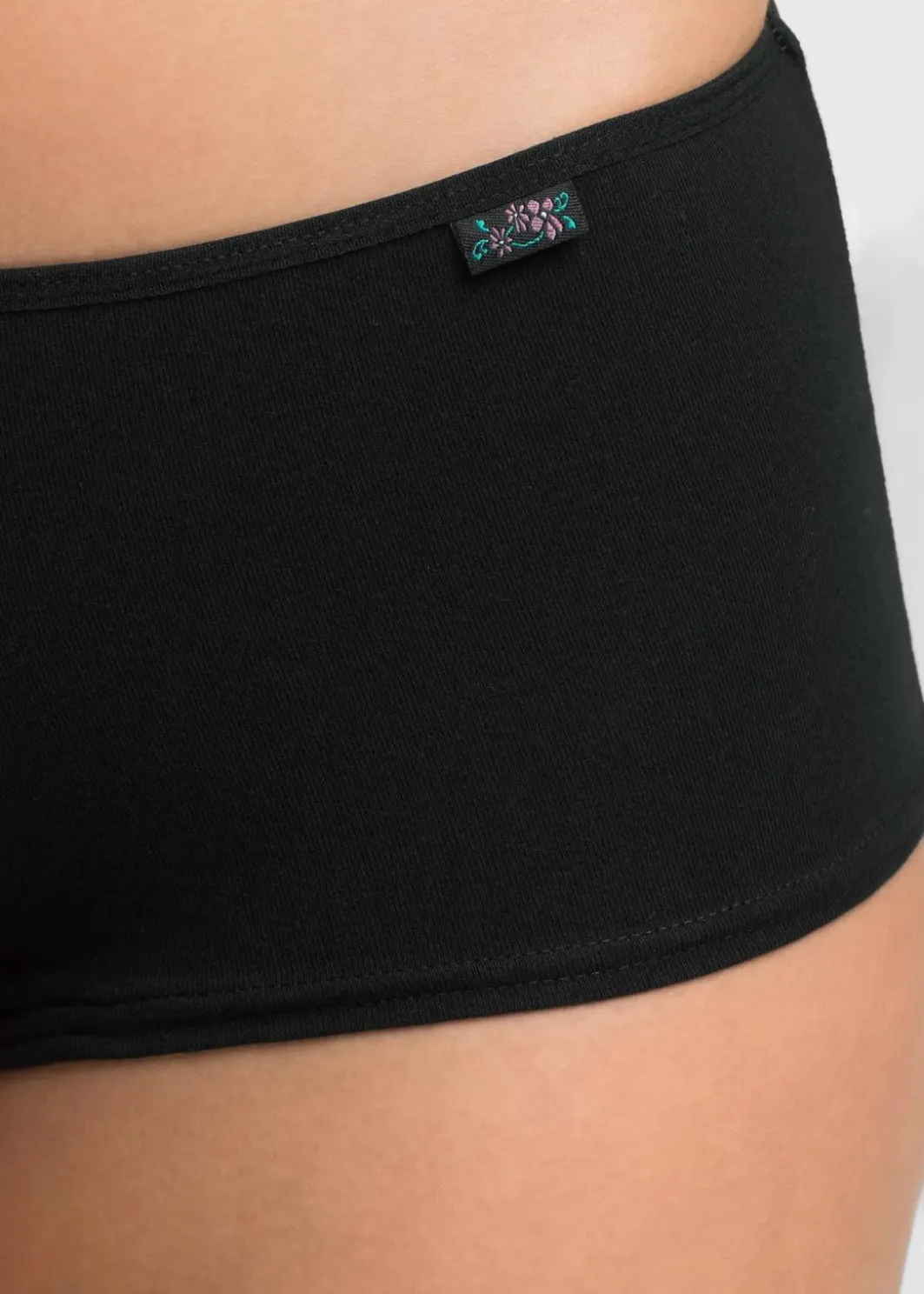 Damen bonprix Wäsche·Basics|Wäsche·Baumwollunterwäsche|Panty (5er Pack)