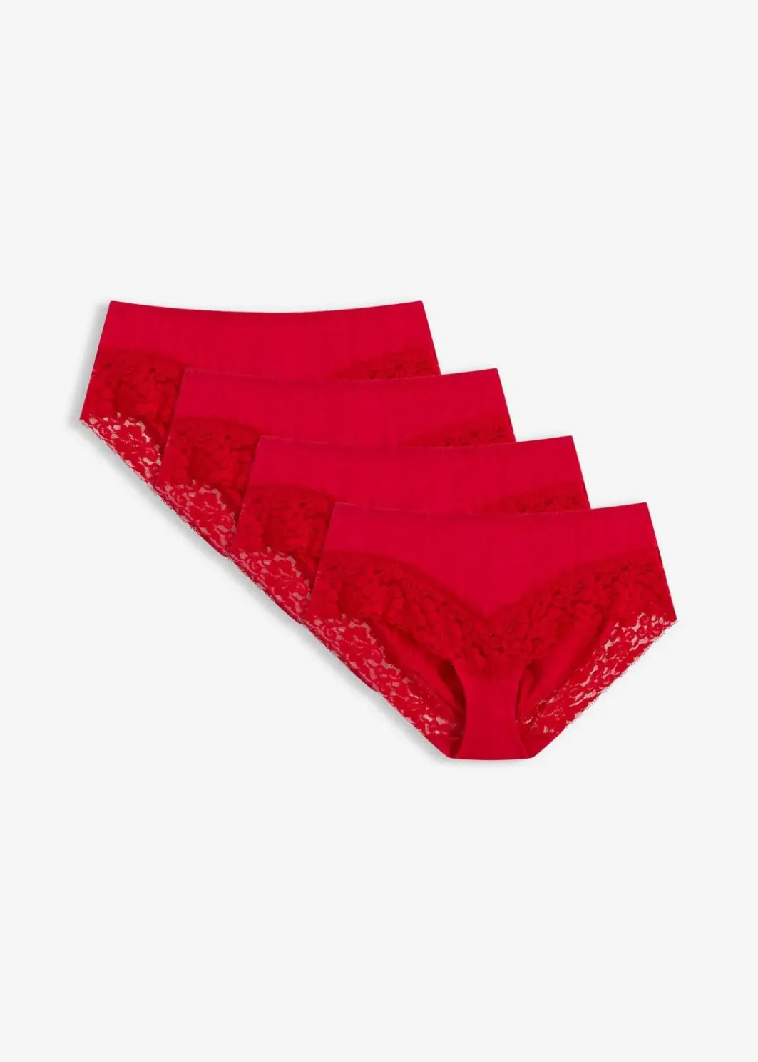 Clearance Panty mit Spitze (4er Pack) Damen Wäsche·Baumwollunterwäsche|Wäsche·Höschen