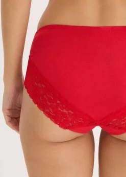 Clearance Panty mit Spitze (4er Pack) Damen Wäsche·Baumwollunterwäsche|Wäsche·Höschen