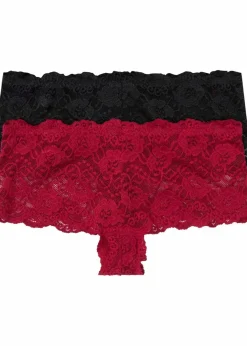 Hot Panty mit Spitze (2er Pack) Damen Höschen|Wäsche·Höschen