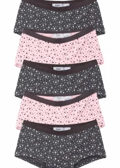 Kinder bonprix Mehrfachpacks|Mädchen·Unterwäsche|Panty mit weicher Baumwolle (5er-Pack)