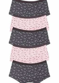 Kinder bonprix Mehrfachpacks|Mädchen·Unterwäsche|Panty mit weicher Baumwolle (5er-Pack)