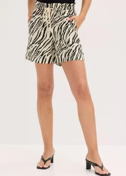 Sale Paperbag Shorts mit Schnürung Damen Nachhaltigere Materialien|Hosen