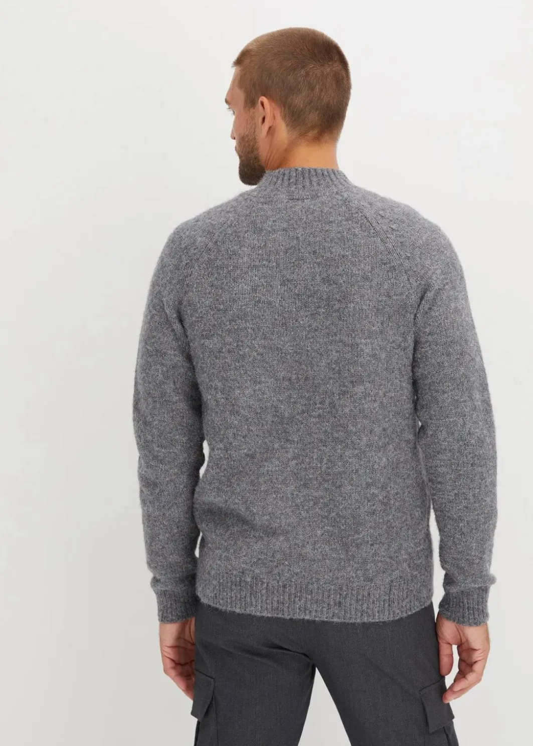 Herren bonprix Große Größen|Pullover & Strickjacken|pflegeleichter Grobstrick-Pullover
