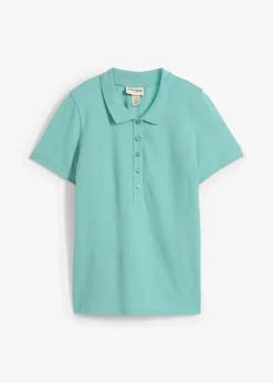 New Piqué-Poloshirt aus reiner Bio-Baumwolle Damen Bekleidung·Röcke|Basics