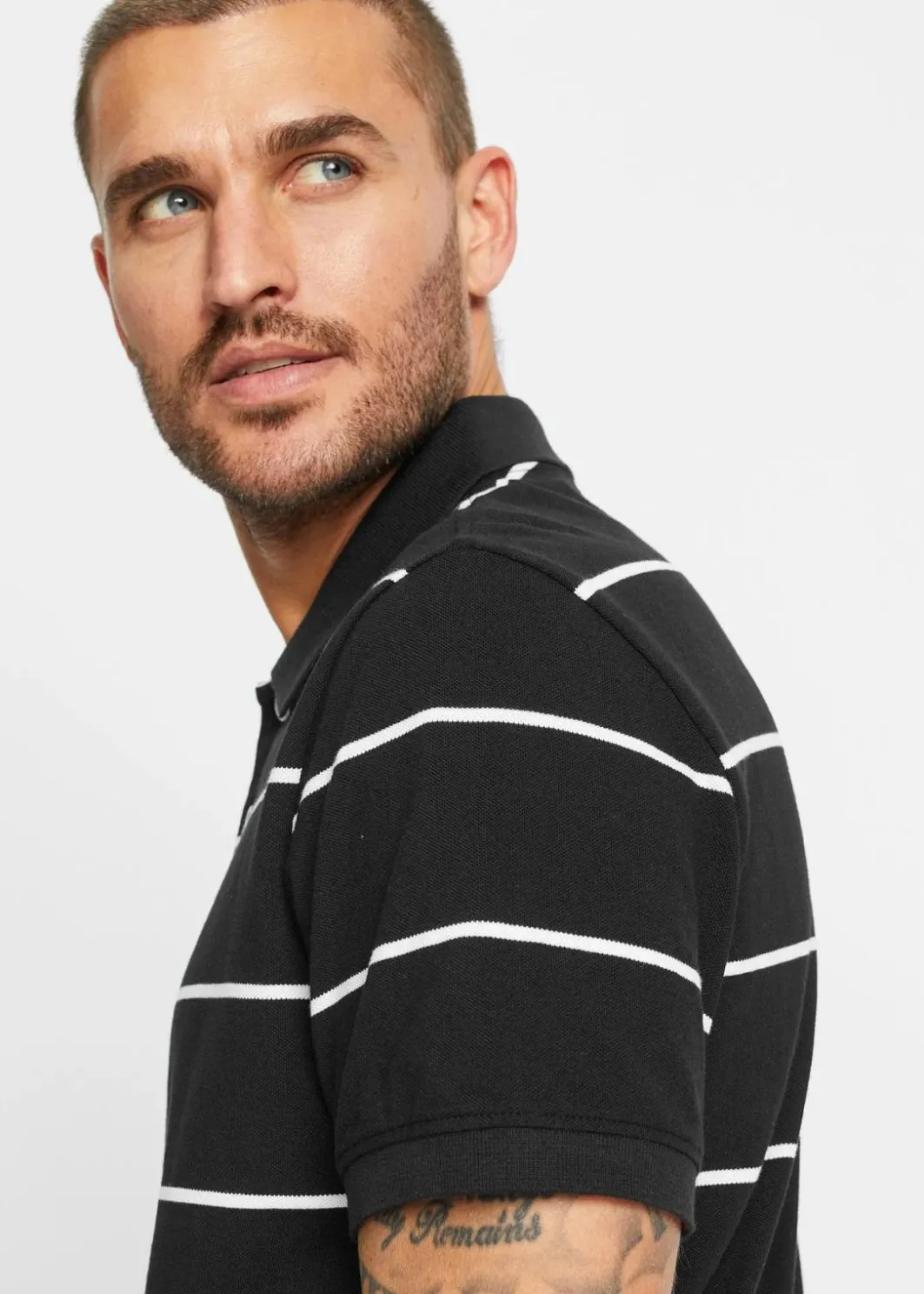 Herren bonprix Shirts & Polos|Piqué-Poloshirt aus reiner Baumwolle (2er Pack)