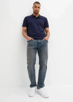 Herren bonprix Große Größen|Basics|Piqué-Poloshirt aus reiner Bio-Baumwolle