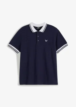 Hot Piqué-Poloshirt aus reiner Bio-Baumwolle Herren Große Größen|Basics