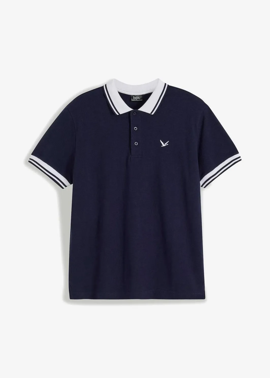 Hot Piqué-Poloshirt aus reiner Bio-Baumwolle Herren Große Größen|Basics