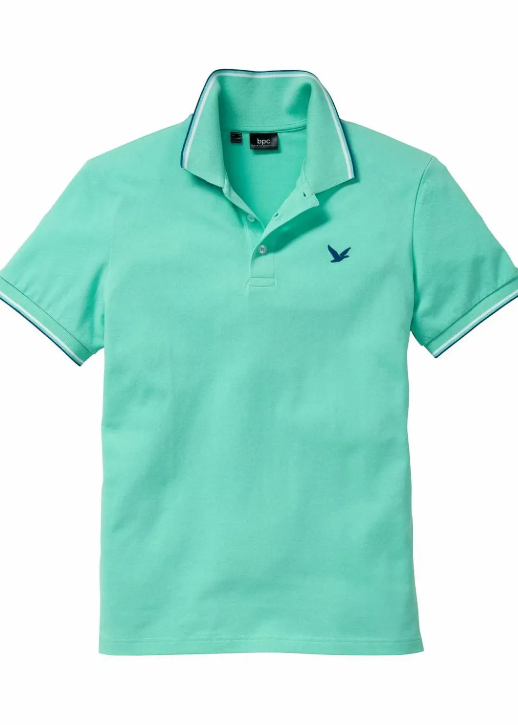Herren bonprix Shirts & Polos|Basics|Piqué-Poloshirt aus reiner Bio-Baumwolle