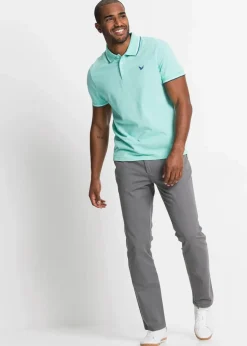 Herren bonprix Shirts & Polos|Basics|Piqué-Poloshirt aus reiner Bio-Baumwolle