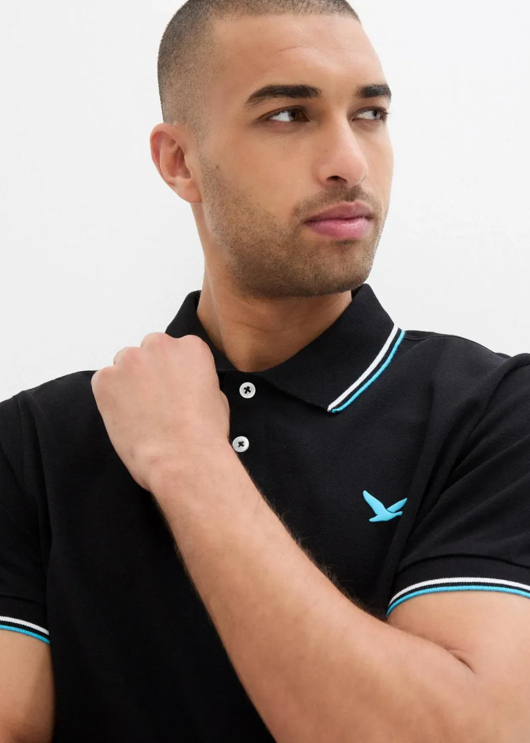 Outlet Piqué-Poloshirt aus reiner Bio-Baumwolle Herren Große Größen|Basics