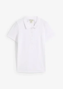 New Piqué-Poloshirt aus reiner Bio-Baumwolle Damen Nachhaltigere Materialien|Shirts & Tops