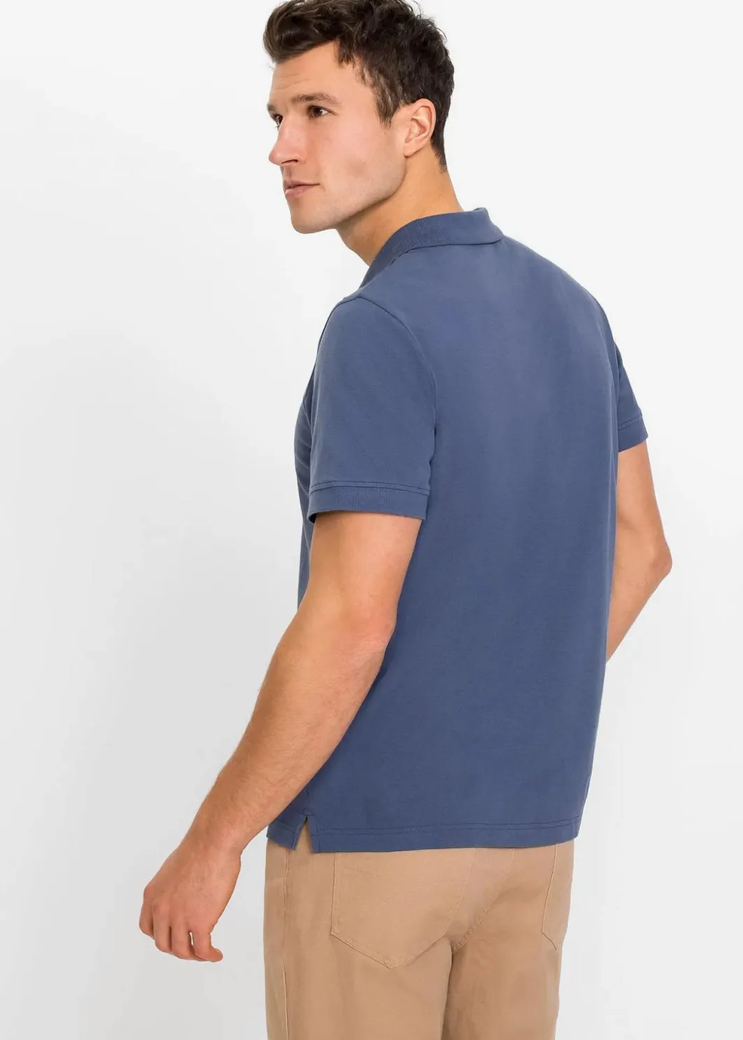 Herren bonprix Shirts & Polos|Basics|Piqué-Poloshirt aus reiner Bio-Baumwolle