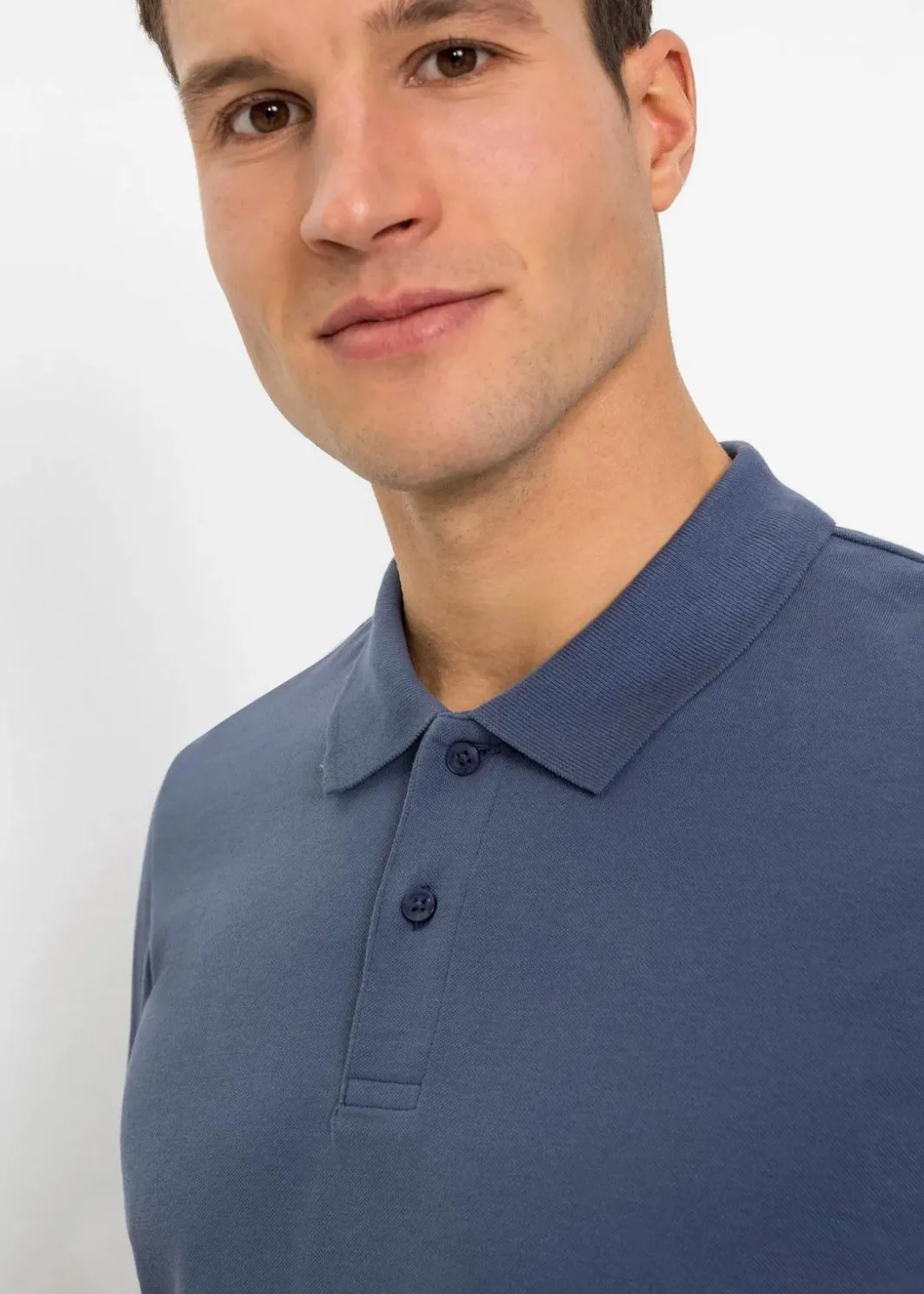 Herren bonprix Shirts & Polos|Basics|Piqué-Poloshirt aus reiner Bio-Baumwolle