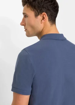Herren bonprix Shirts & Polos|Basics|Piqué-Poloshirt aus reiner Bio-Baumwolle