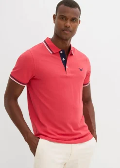 Sale Piqué-Poloshirt aus reiner Baumwolle (2er Pack) Herren Shirts & Polos|Große Größen