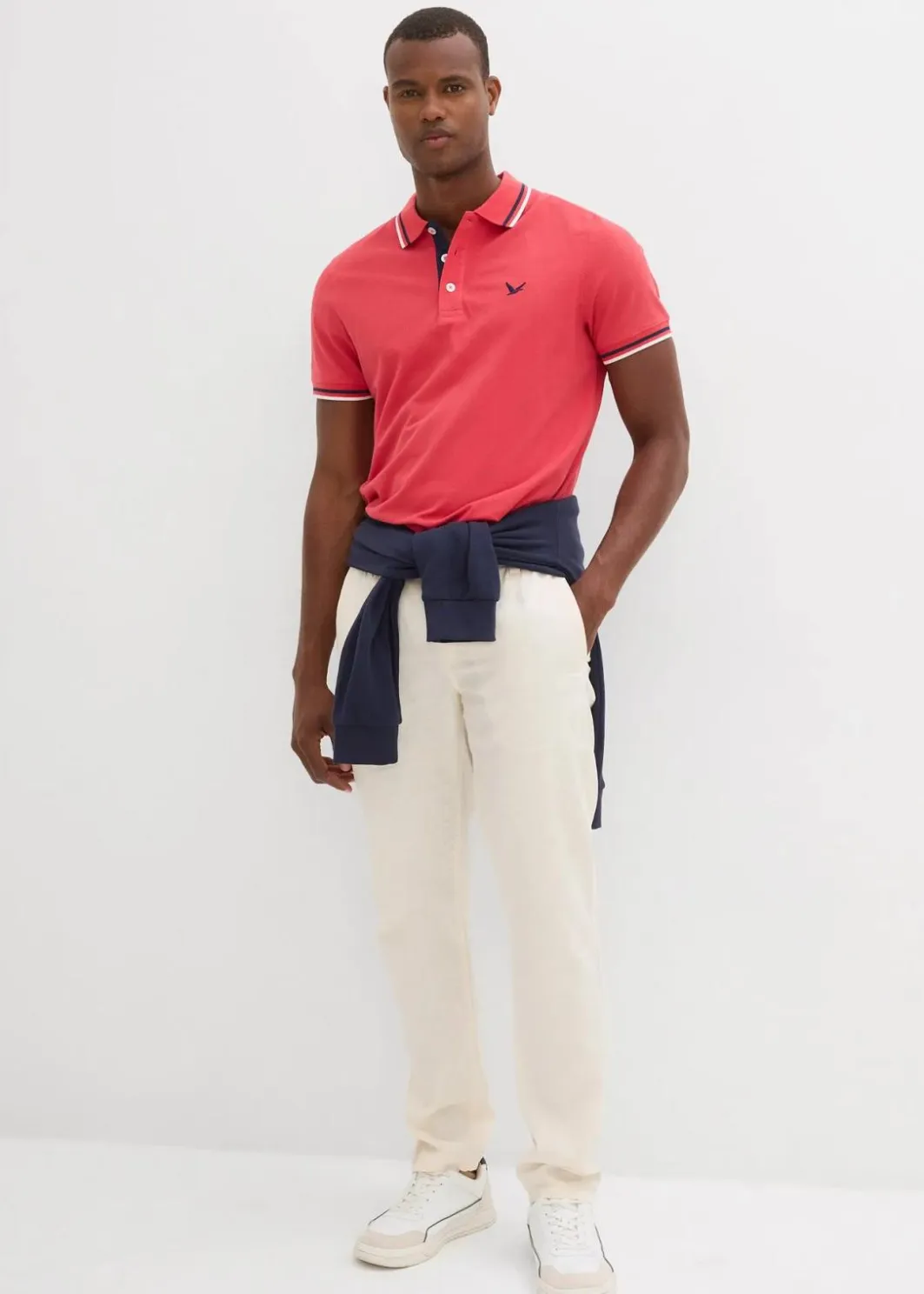 Sale Piqué-Poloshirt aus reiner Baumwolle (2er Pack) Herren Shirts & Polos|Große Größen