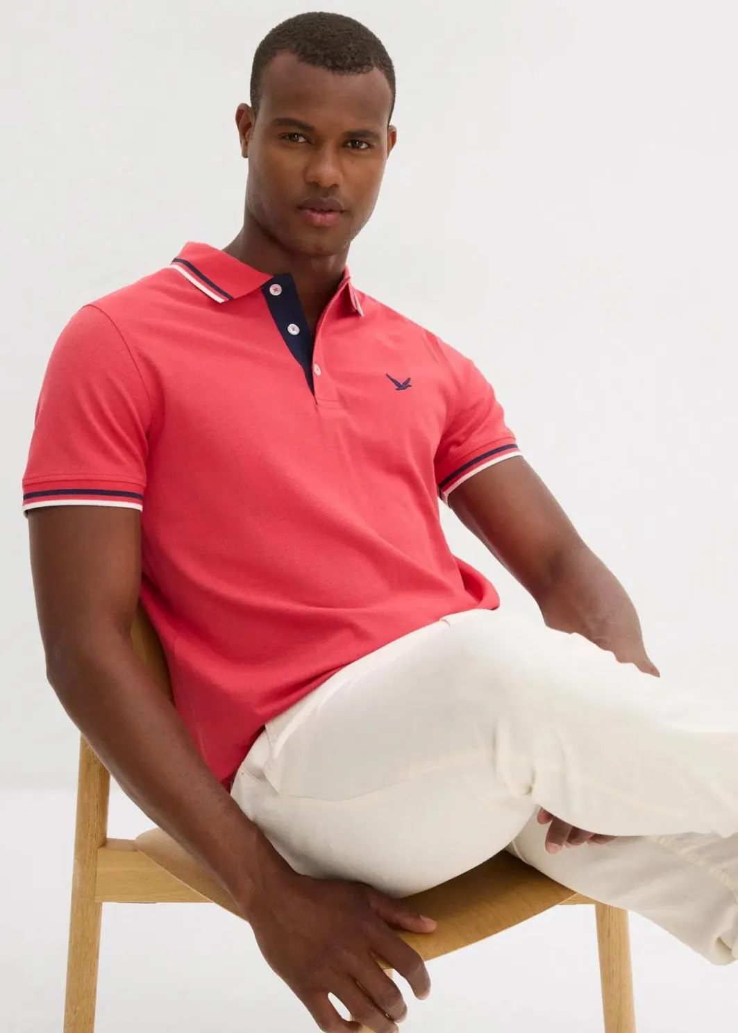 Sale Piqué-Poloshirt aus reiner Baumwolle (2er Pack) Herren Shirts & Polos|Große Größen