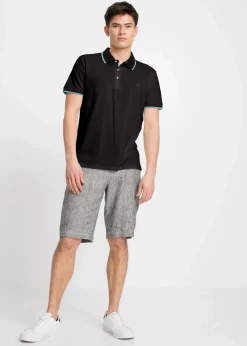 Herren bonprix Shirts & Polos|Basics|Piqué-Poloshirt aus reiner Baumwolle (3er Pack)