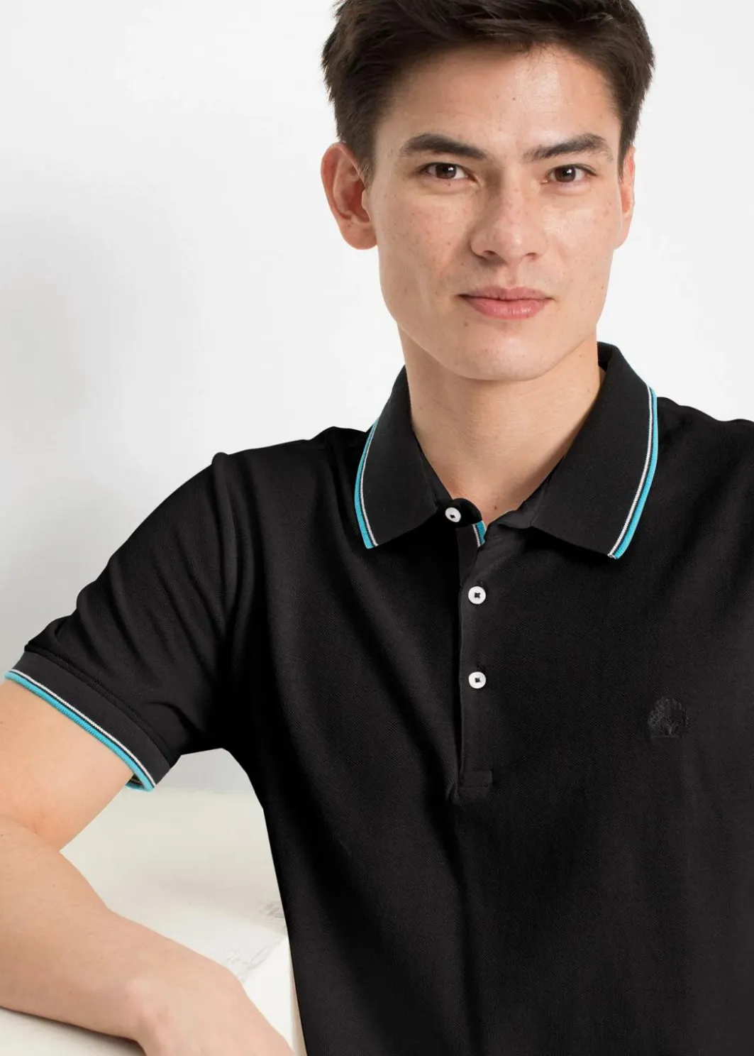 Herren bonprix Shirts & Polos|Basics|Piqué-Poloshirt aus reiner Baumwolle (3er Pack)