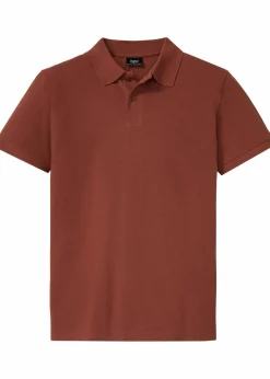 Herren bonprix Shirts & Polos|Basics|Piqué-Poloshirt aus reiner Bio-Baumwolle