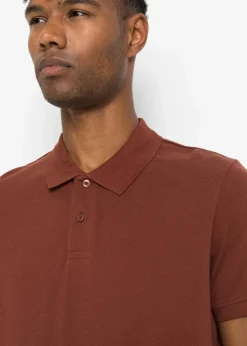 Herren bonprix Shirts & Polos|Basics|Piqué-Poloshirt aus reiner Bio-Baumwolle