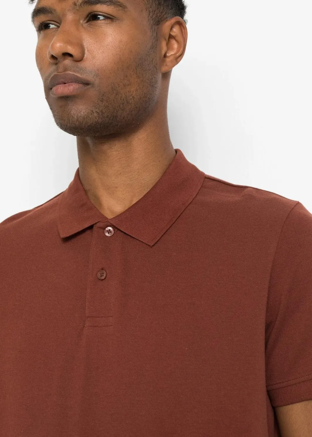 Herren bonprix Shirts & Polos|Basics|Piqué-Poloshirt aus reiner Bio-Baumwolle