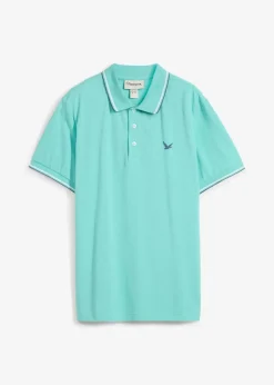 Herren bonprix Shirts & Polos|Basics|Piqué-Poloshirt aus reiner Bio-Baumwolle