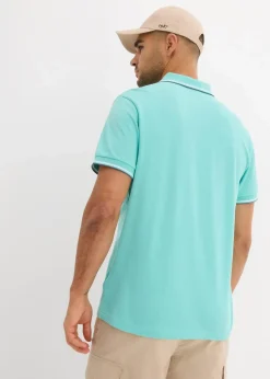 Herren bonprix Shirts & Polos|Basics|Piqué-Poloshirt aus reiner Bio-Baumwolle