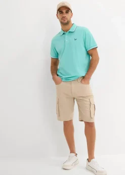 Herren bonprix Shirts & Polos|Basics|Piqué-Poloshirt aus reiner Bio-Baumwolle