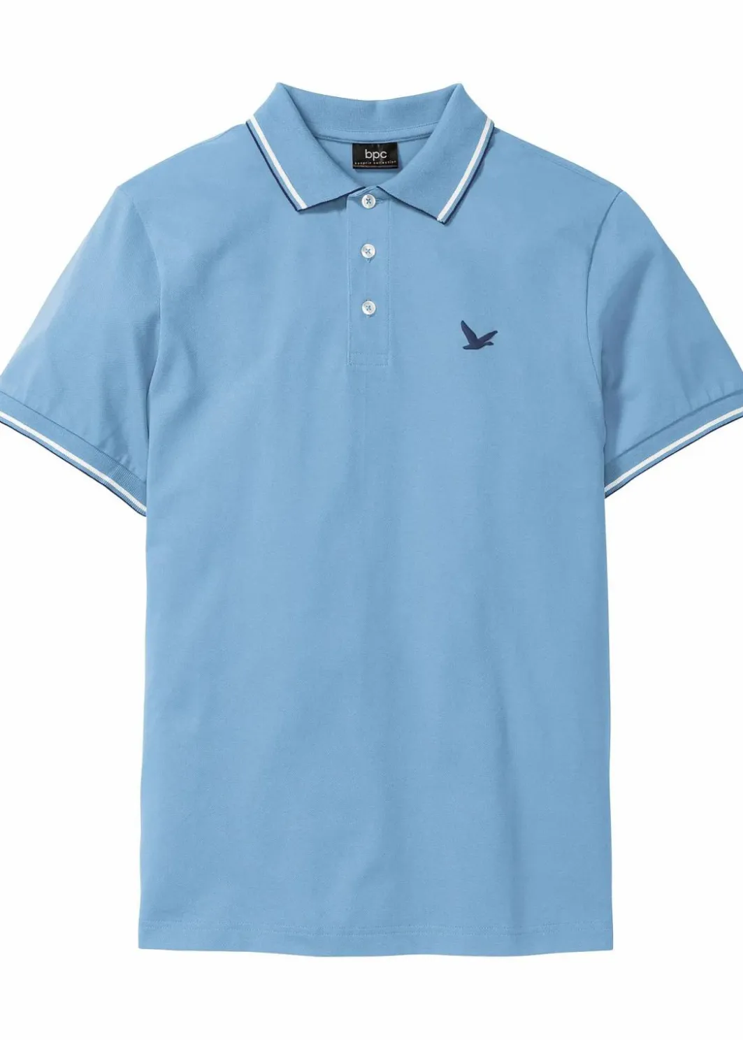 Herren bonprix Shirts & Polos|Basics|Piqué-Poloshirt aus reiner Bio-Baumwolle