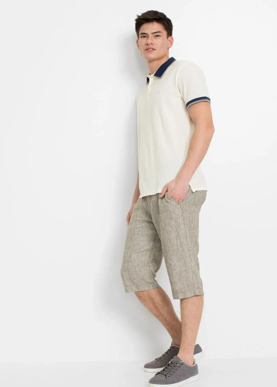 Clearance Piqué-Poloshirt aus reiner Baumwolle (3er Pack) Herren Große Größen|Basics