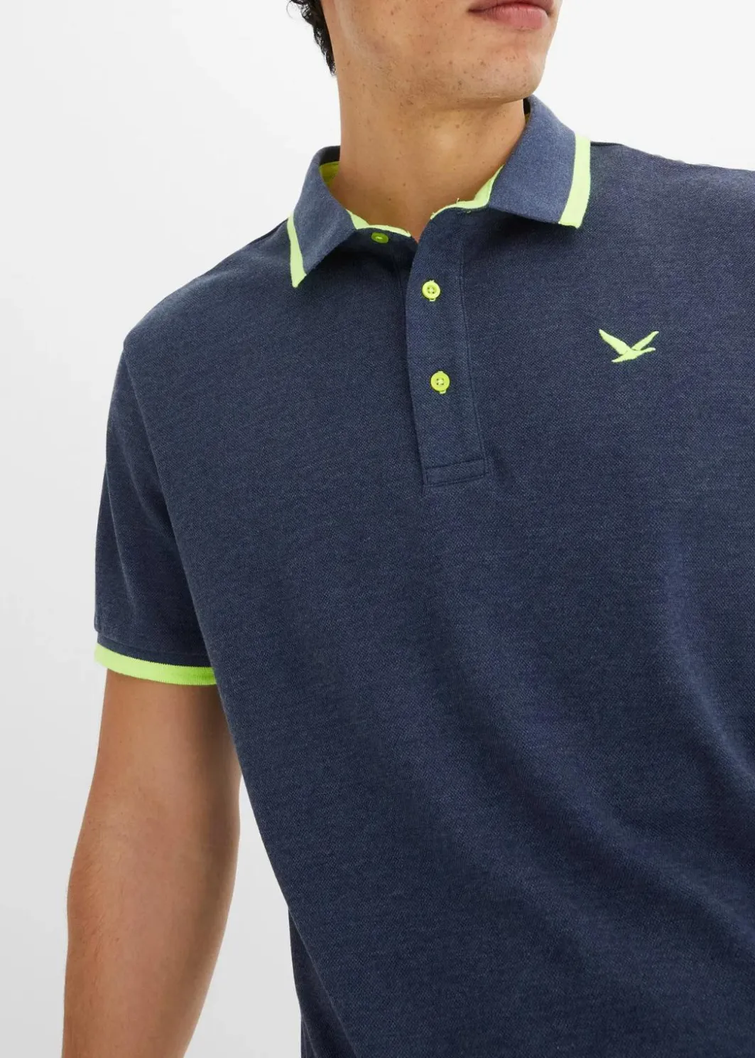 Piqué-Poloshirt mit reiner Bio-Baumwolle Herren Große Größen|Shirts & Polos