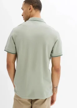 Best Piqué-Poloshirt mit Reißverschluss aus reiner Baumwolle Herren Shirts & Polos|Große Größen