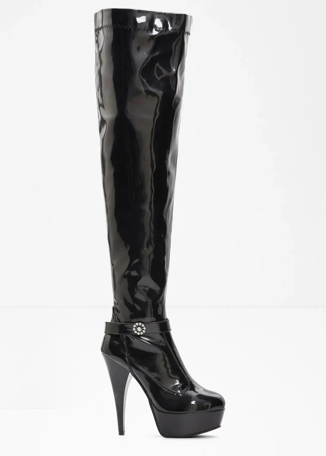 Hot Plateau Overknee Stiefel Damen Stiefel|Schuhe & Accessoires In Spezialgrößen·Schuhe In Übergröße