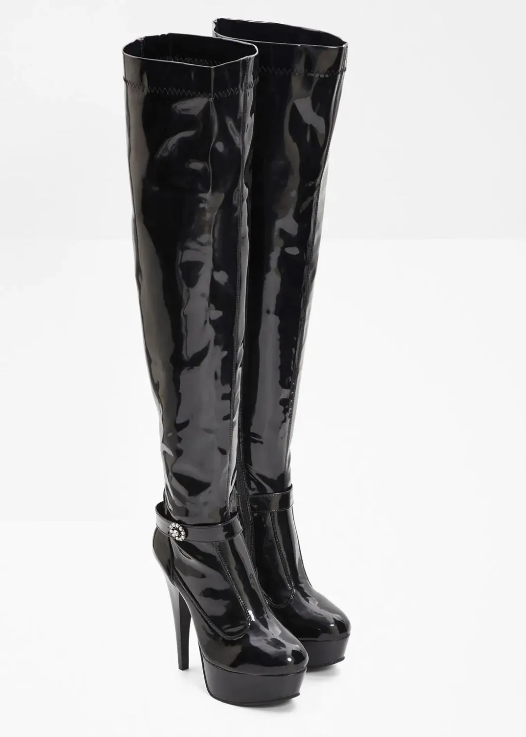 Hot Plateau Overknee Stiefel Damen Stiefel|Schuhe & Accessoires In Spezialgrößen·Schuhe In Übergröße