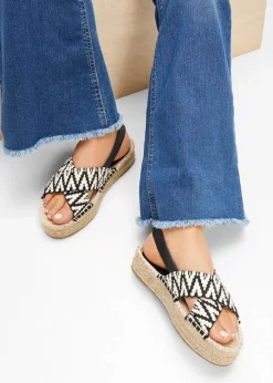 Damen bonprix Strandmode|Sommerschuhe|Plateau-Sandalen