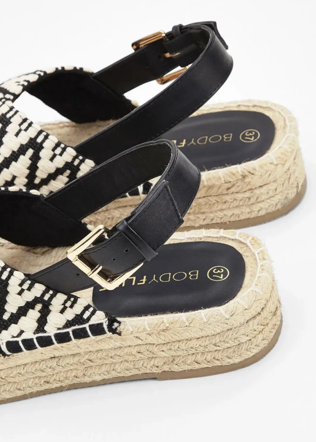 Damen bonprix Strandmode|Sommerschuhe|Plateau-Sandalen